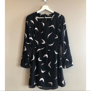 Black Patterned Dress